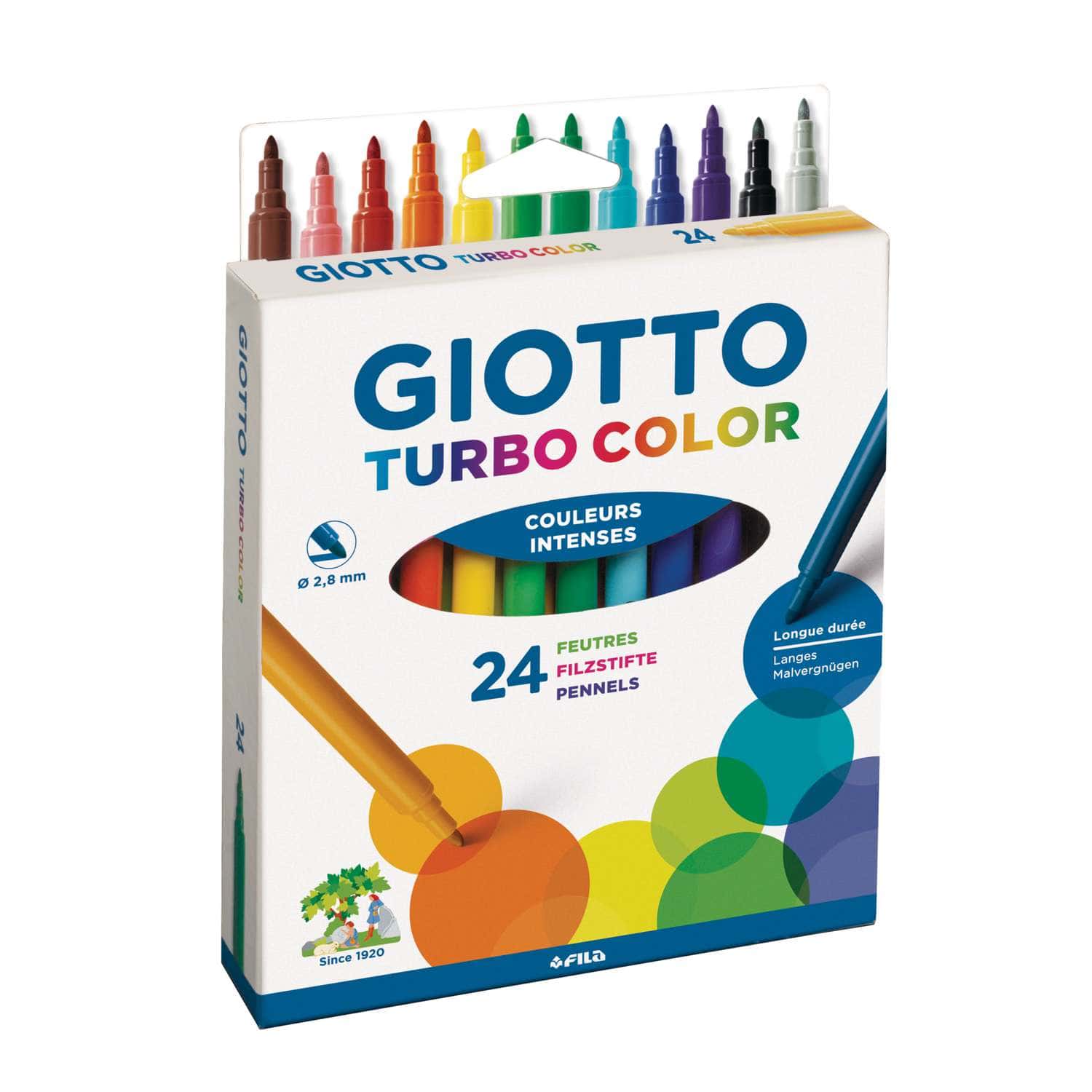 Giotto Turbo Color Fibre Pen Sets | 50,000+ Art Supplies | Your 